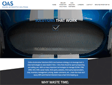 Tablet Screenshot of onlineautomotivesolutions.com
